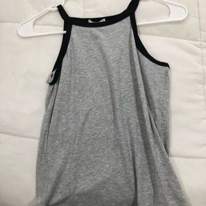 Grey Halter Tank Top